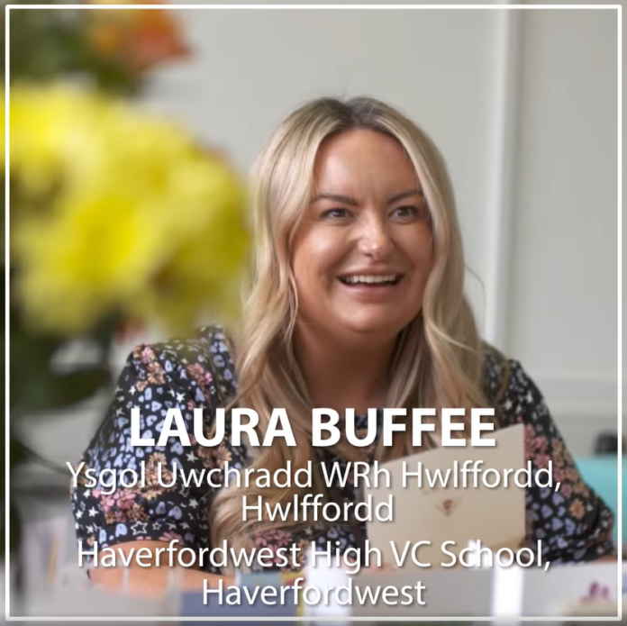 Haverfordwest High VC School’s Laura Buffee wins award for Best Teacher