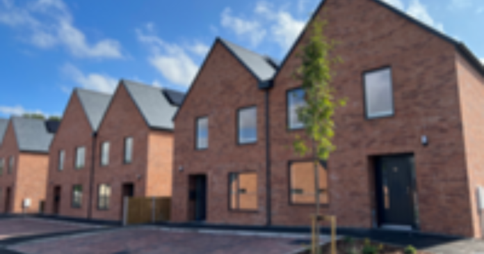 Llanidloes social housing development completed